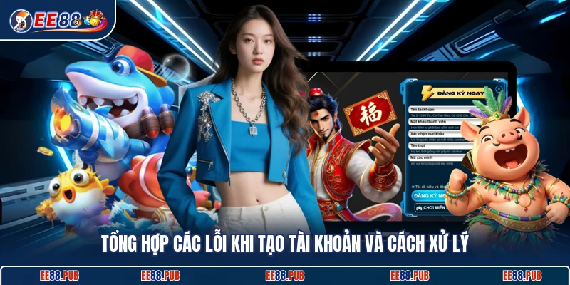 Tổng hợp các lỗi khi tạo tài khoản và cách xử lý